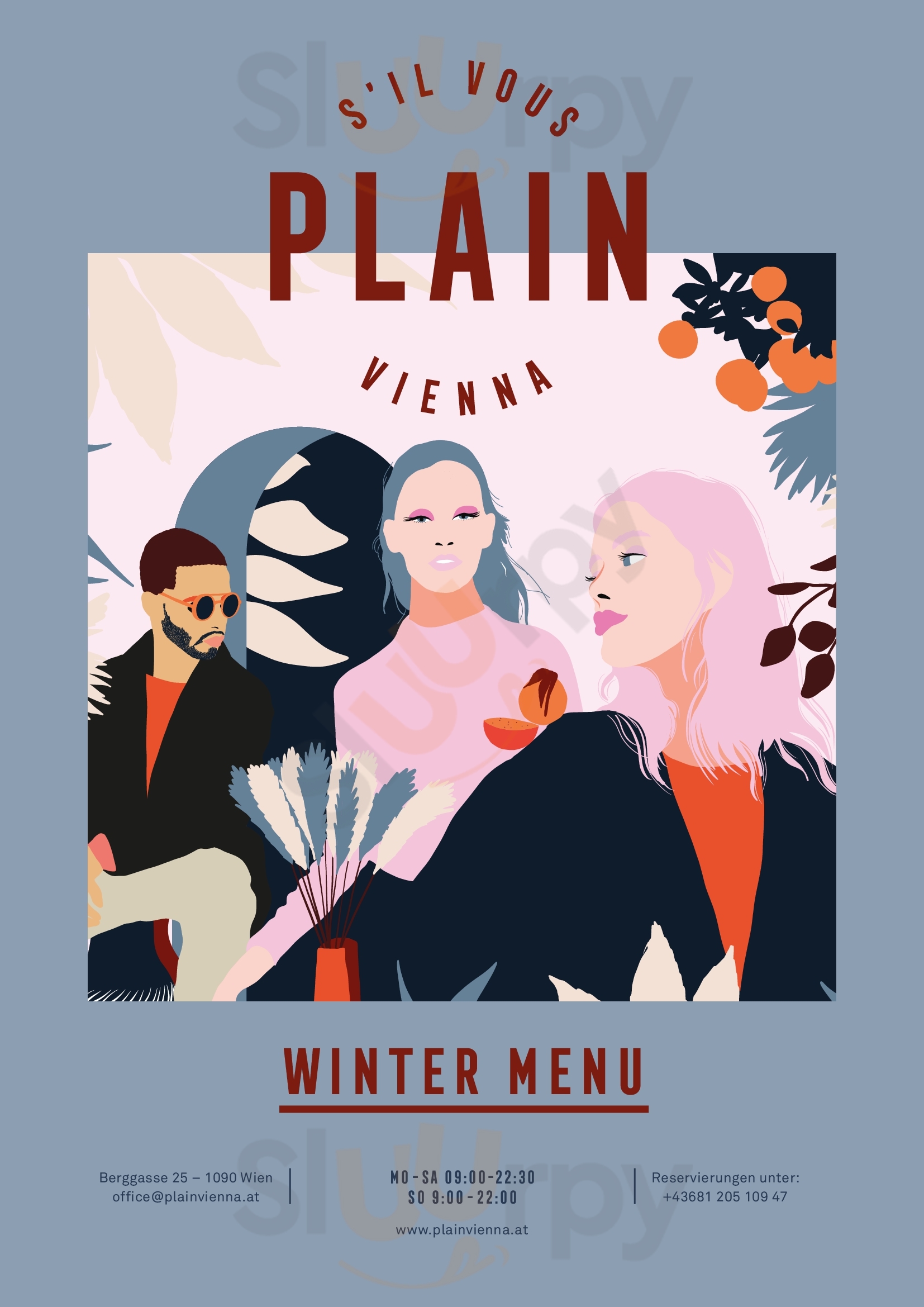Plain Vienna Wien Menu - 1