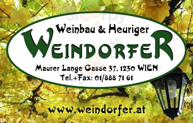 Weinbau Weindorfer Wien Menu - 1