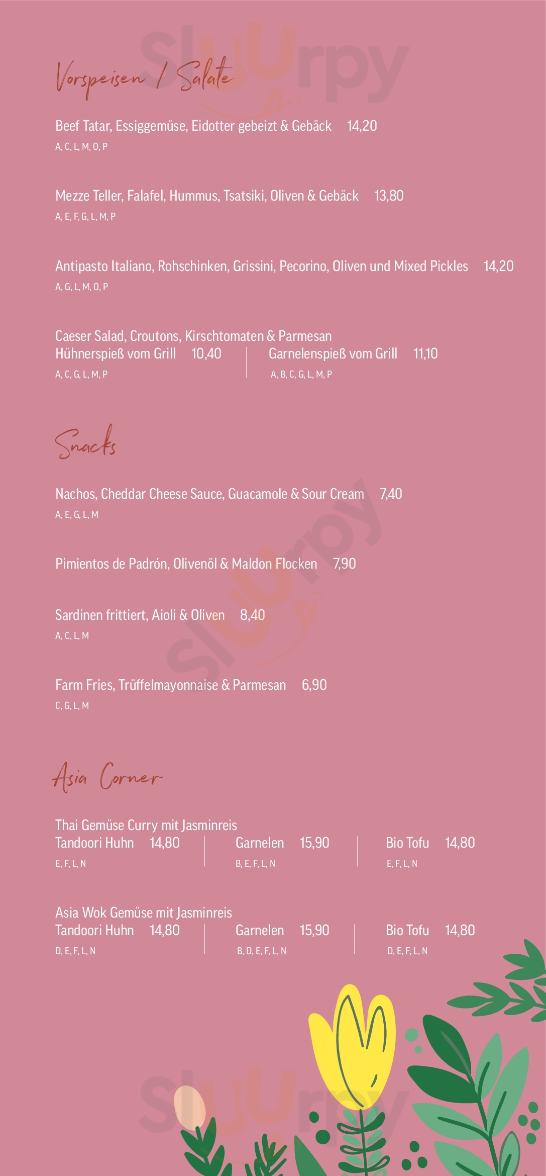 Johann Summerstage Wien Menu - 1