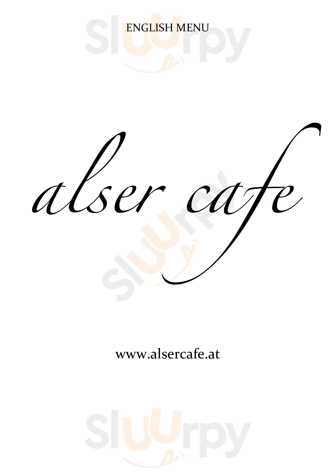 Alser Cafe Wien Menu - 1