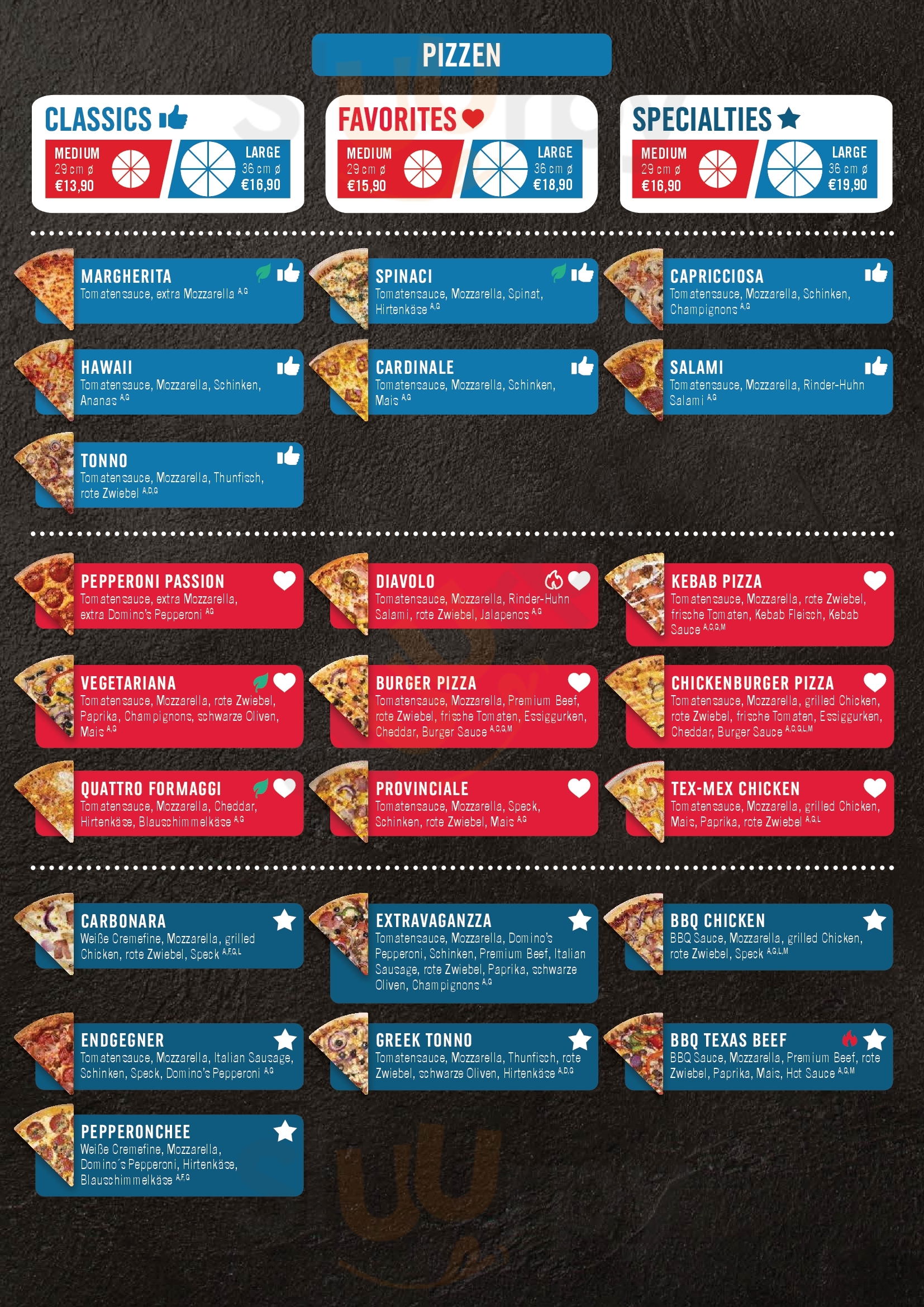 Domino's Pizza Wien Menu - 1