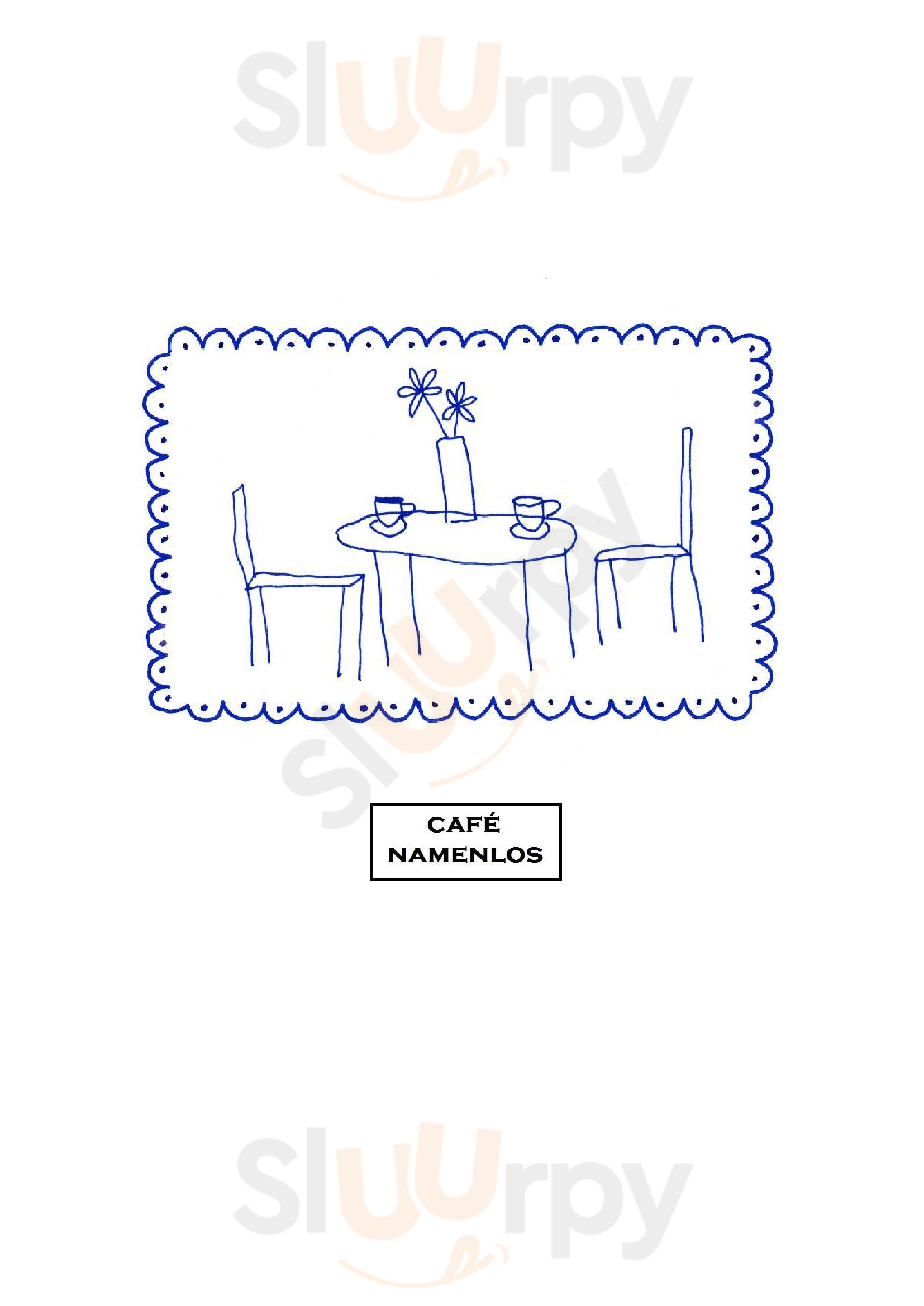 Cafe Namenlos Wien Menu - 1