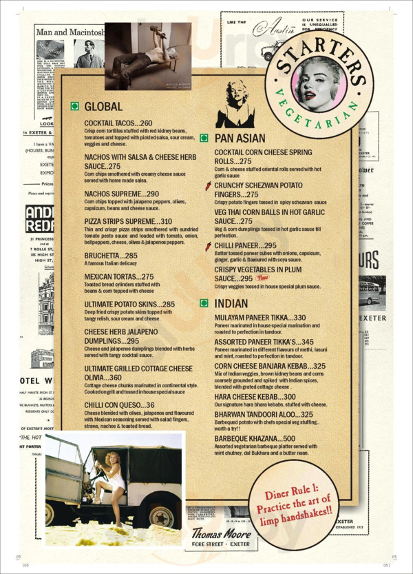 Tomato's The Diner, Vadodara Menu, prices, restaurant rating