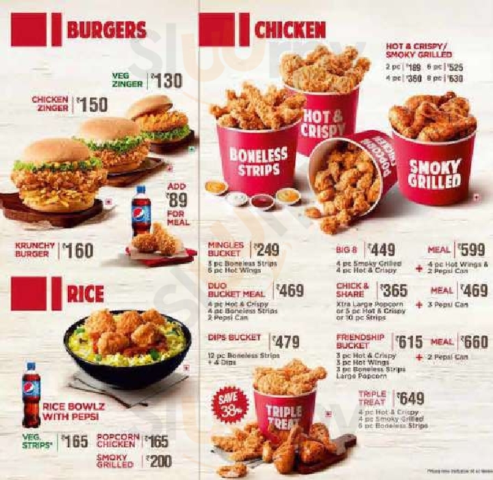 Kfc Ghaziabad Menu - 1