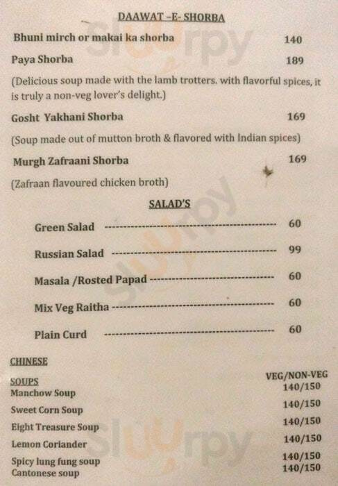 Sarvi Restaurant Hyderabad Menu - 1