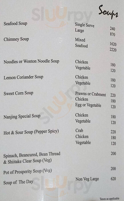 Nanjing Restaurant Ahmedabad Menu - 1