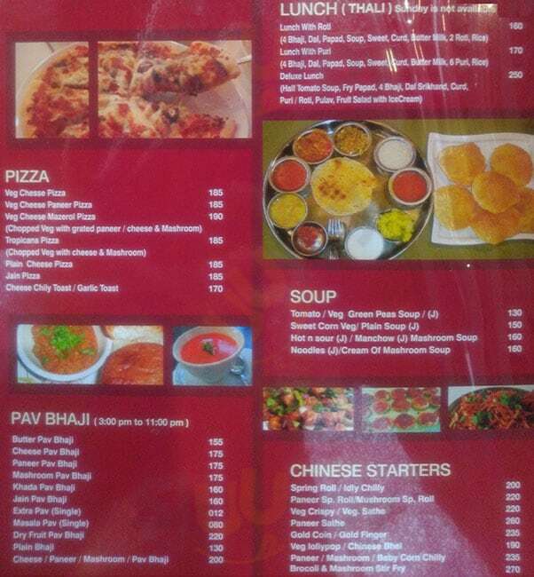 Sai Kripa Restaurant Thane Menu - 1