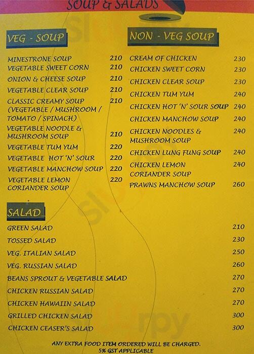 Yana Sizzlers & Wok Pune Menu - 1