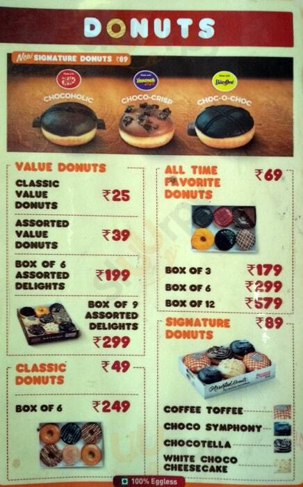 Dunkin' Donuts Gurugram (Gurgaon) Menu - 1
