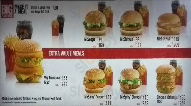 Mcdonald's Lucknow Menu - 1