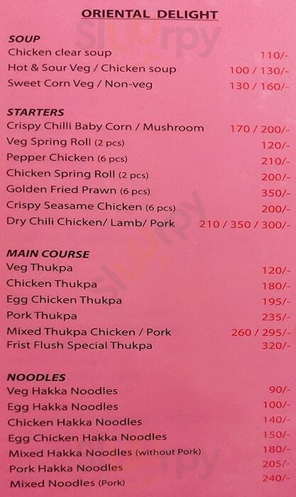 First Flush Kolkata (Calcutta) Menu - 1