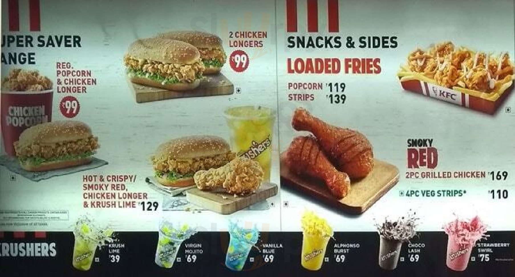 Kfc Men Hyderabad Main Menu Sluurpy