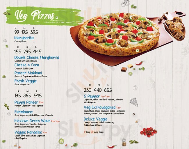 Domino's Pizza Kochi (Cochin) Menu - 1