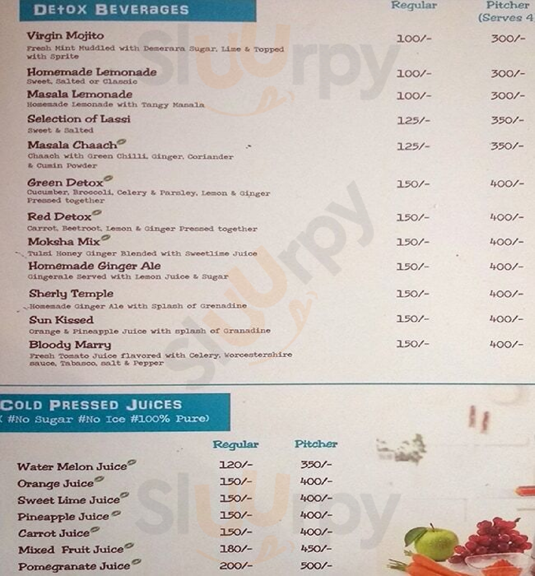 The Warehouse Cafe Jaipur Menu - 1