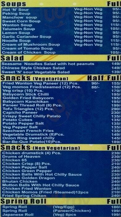 The Table Lucknow Menu - 1