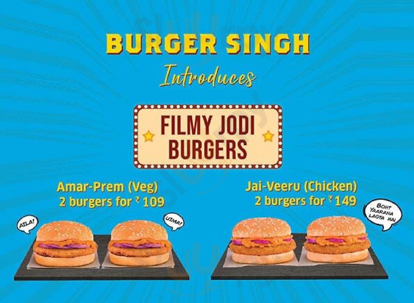 Burger Singh Gurugram (Gurgaon) Menu - 1