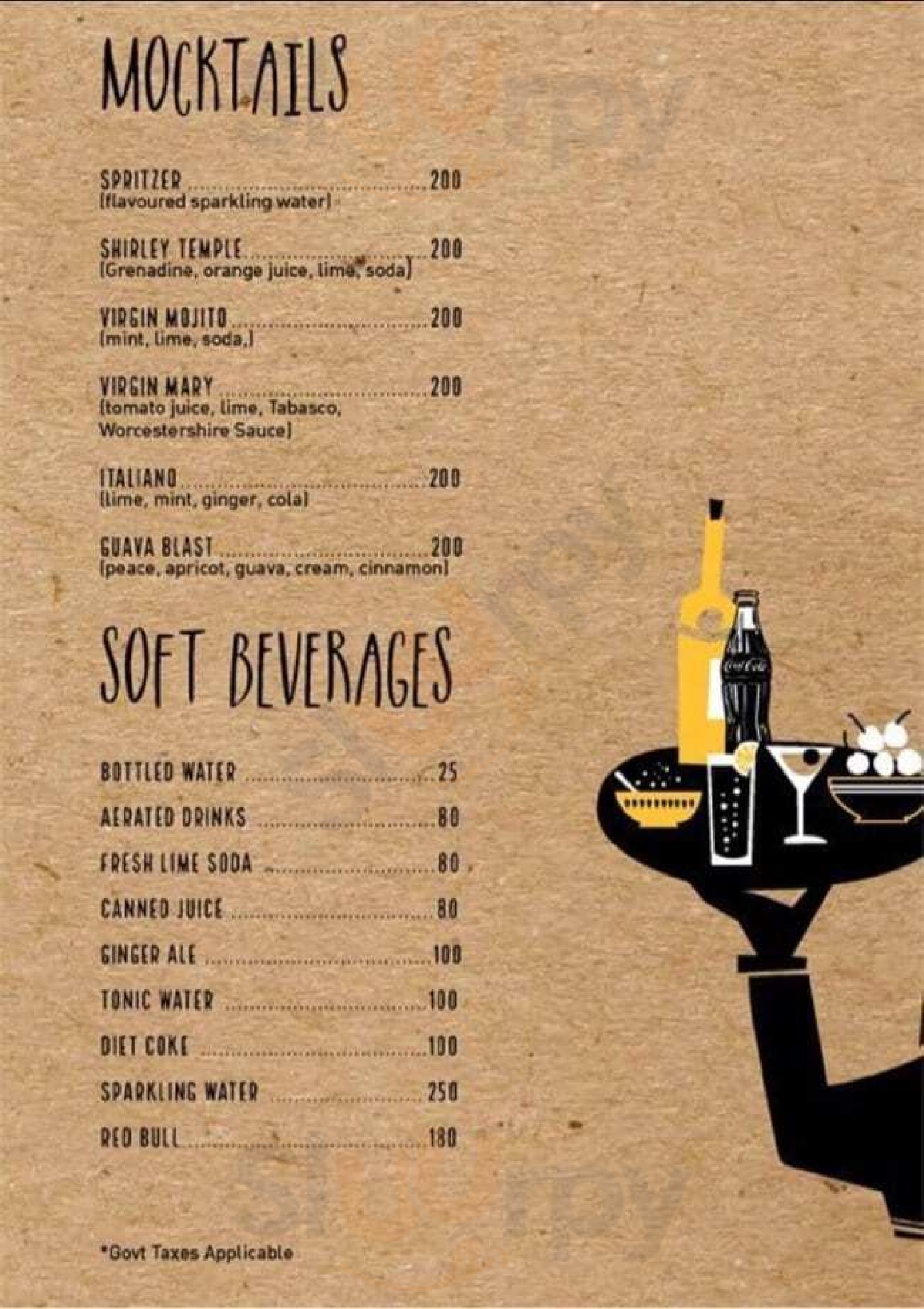 Bootlegger Bengaluru Menu - 1