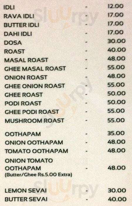 Idli Kadai Coimbatore Menu - 1