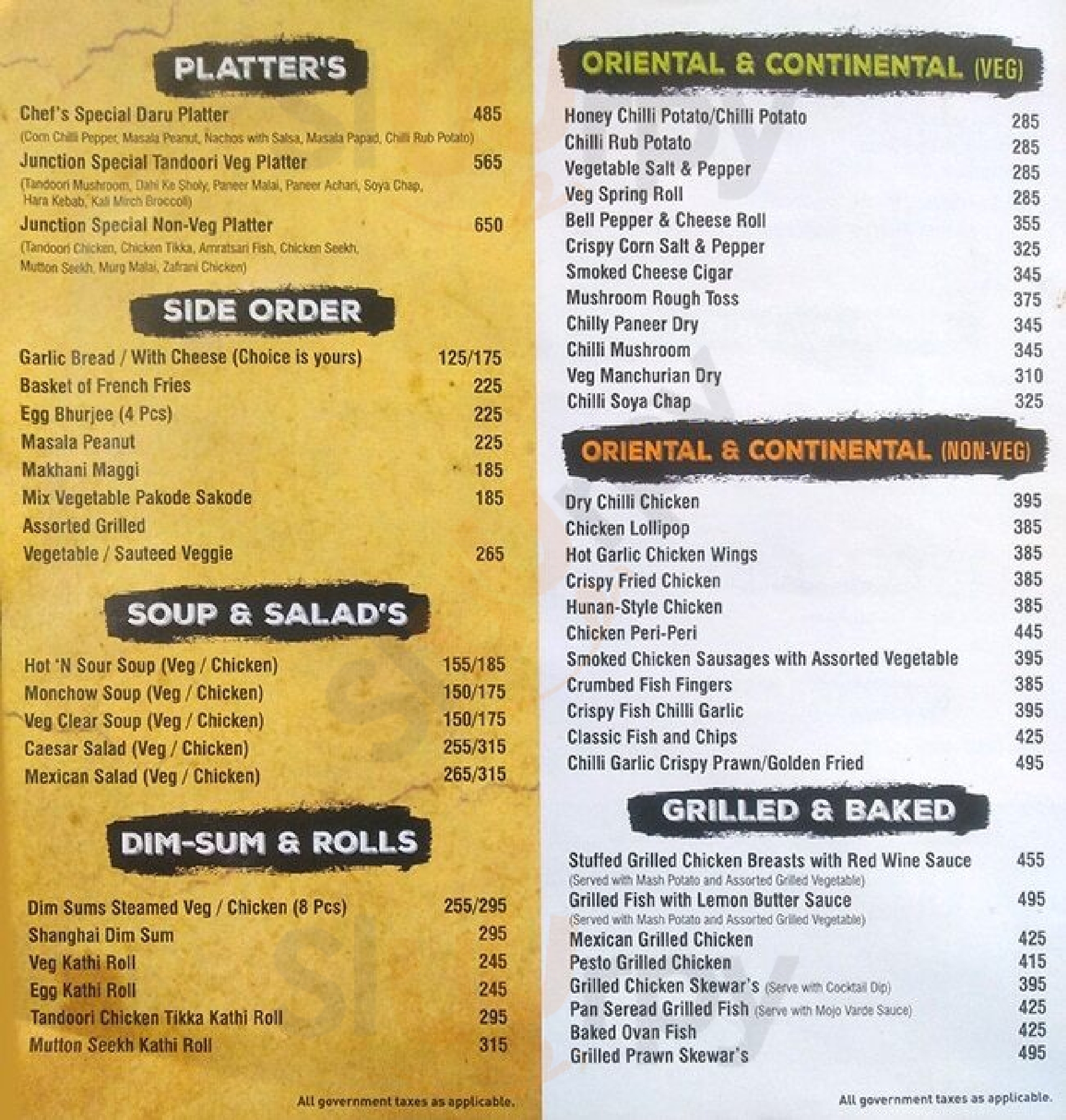 Knight Rider Junction Gurugram (Gurgaon) Menu - 1