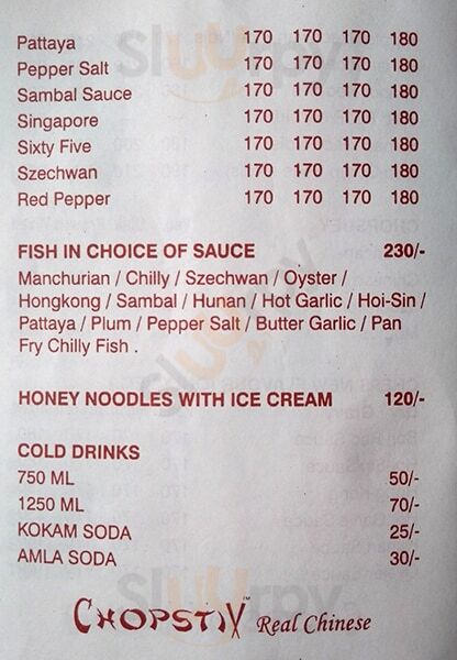 Chopstix Thane Menu - 1