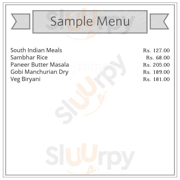 Nithya Amirtham Restaurant Chennai (Madras) Menu - 1