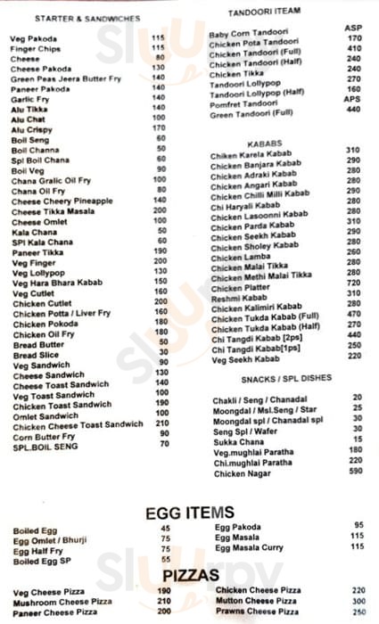 Hotel Gopalashram Restaurant Thane Menu - 1