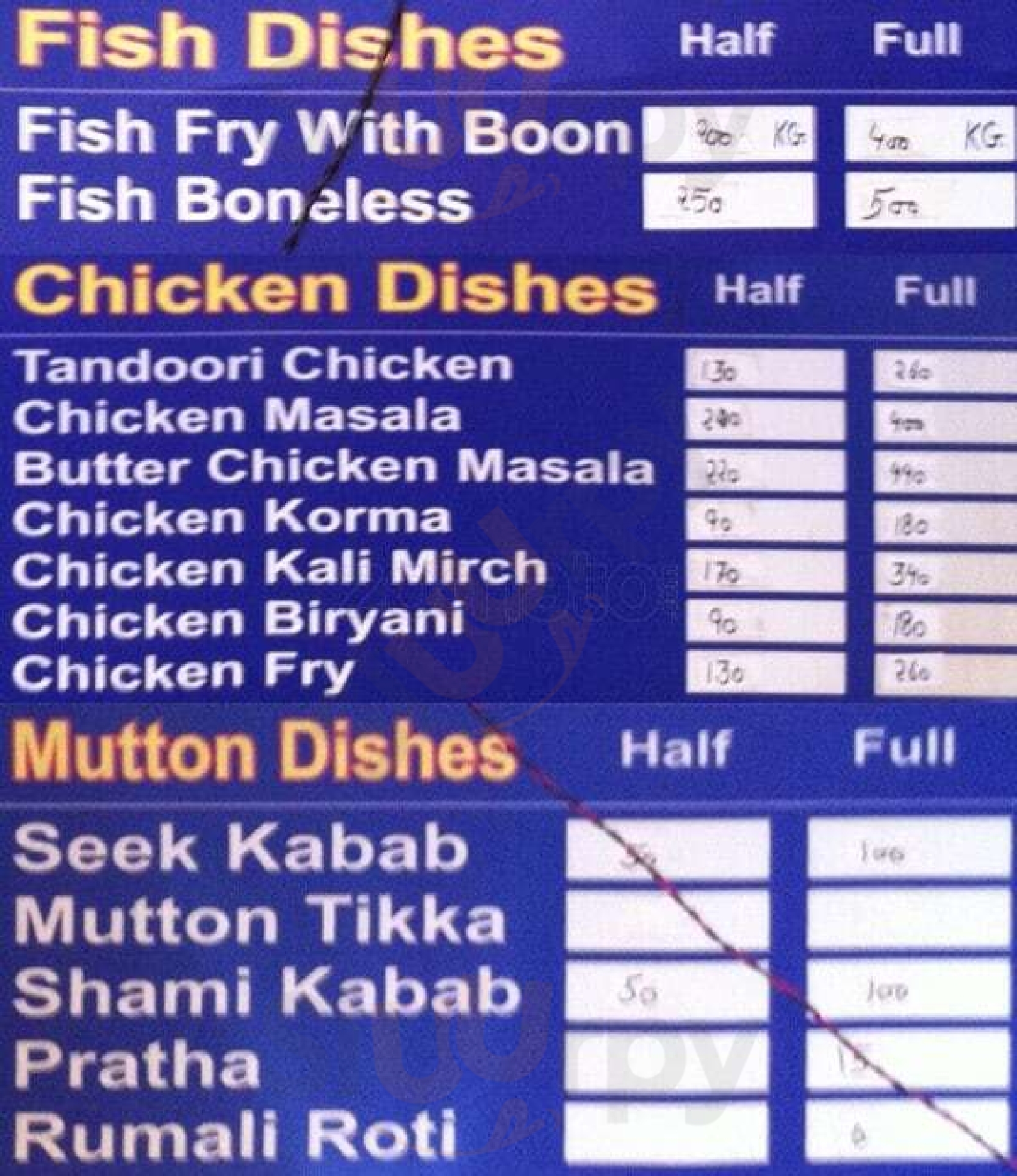 Famous Fish Fry Lucknow Menu - 1