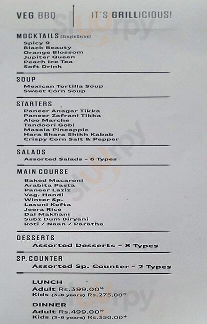 Thegrillstreet Ahmedabad Menu - 1