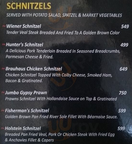 Brauhaus, Bar And Pub Gurugram (Gurgaon) Menu - 1