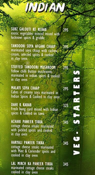 Jungle Jamboree Noida Menu - 1