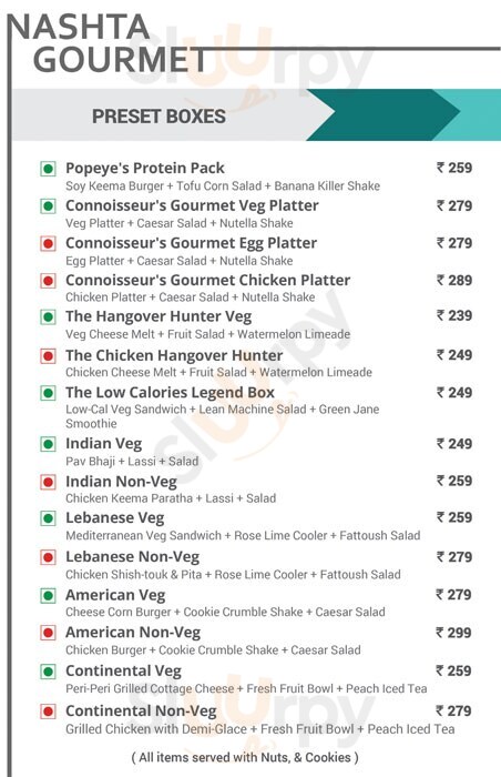 Nashta Gourmet Gurugram (Gurgaon) Menu - 1