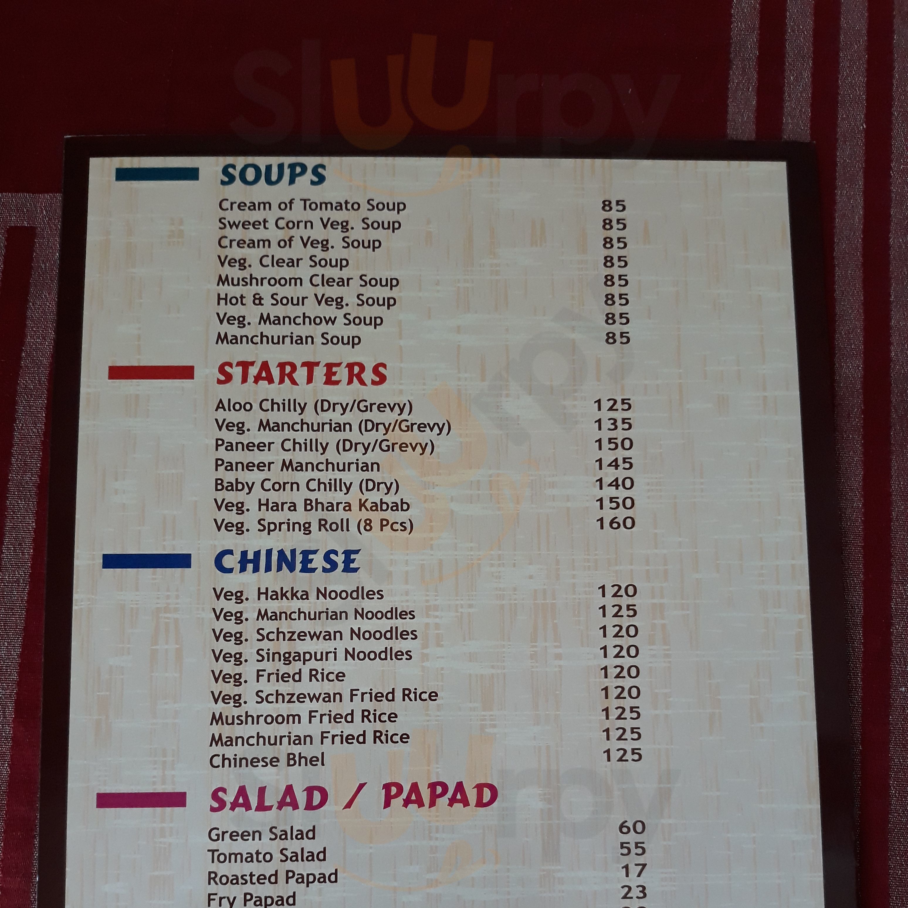 Tasty Family Restaurant Vadodara Menu - 1