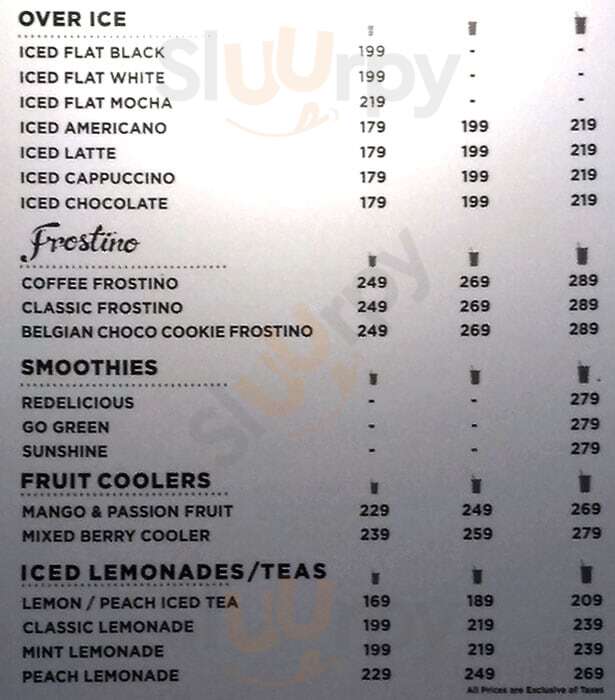 Costa Coffee Gurugram (Gurgaon) Menu - 1