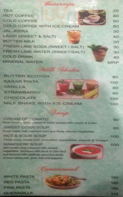 Golden Treat Cafeteria Jaipur Menu - 1