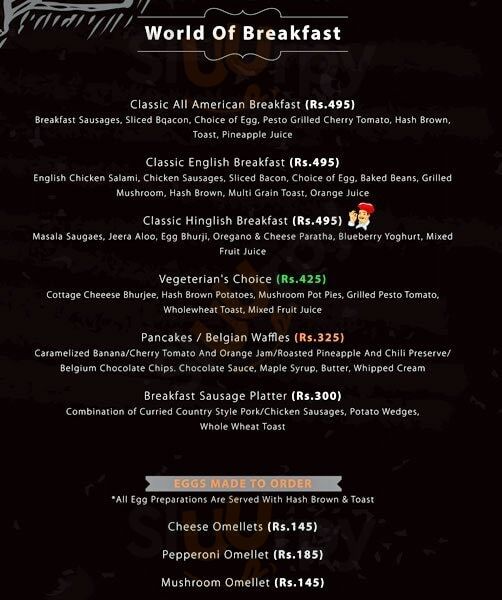 Monster's Cafe Gurugram (Gurgaon) Menu - 1