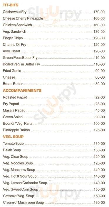 Hotel Prashant Restaurant Thane Menu - 1