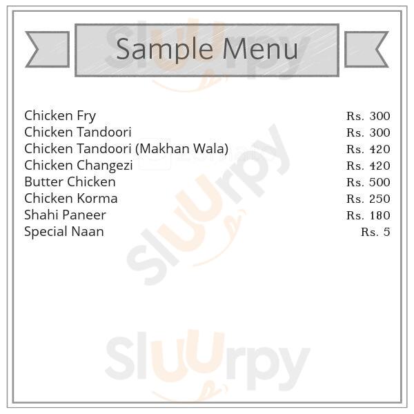 Taj Chicken Point Ghaziabad Menu - 1