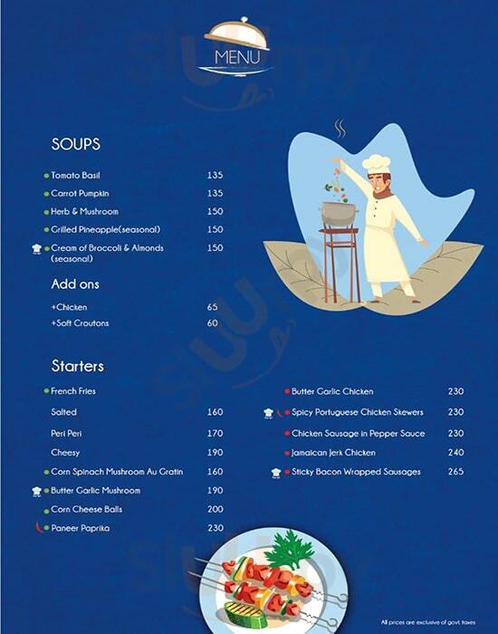 The Blue Plate Pune Menu - 1