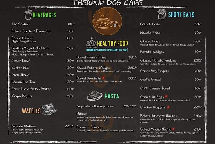 Therpup Cafe Bengaluru Menu - 1
