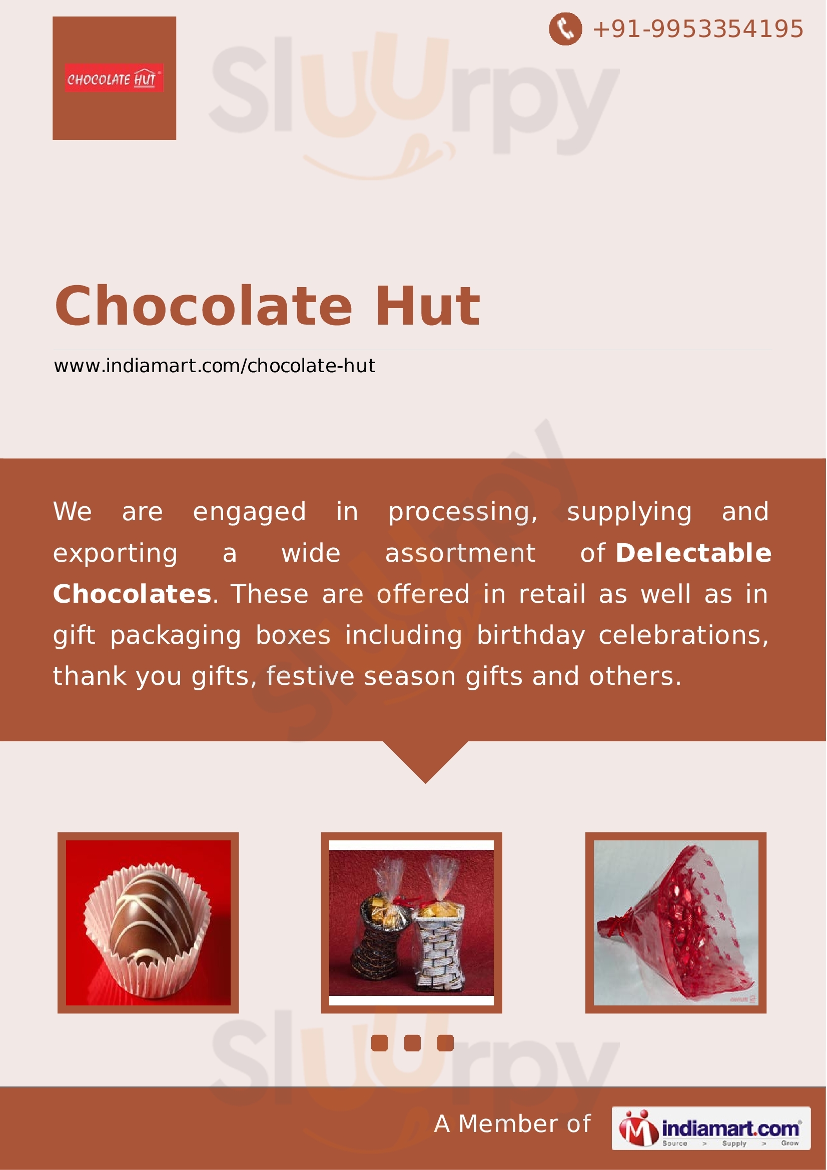 Chocolate Hut Hyderabad Menu - 1