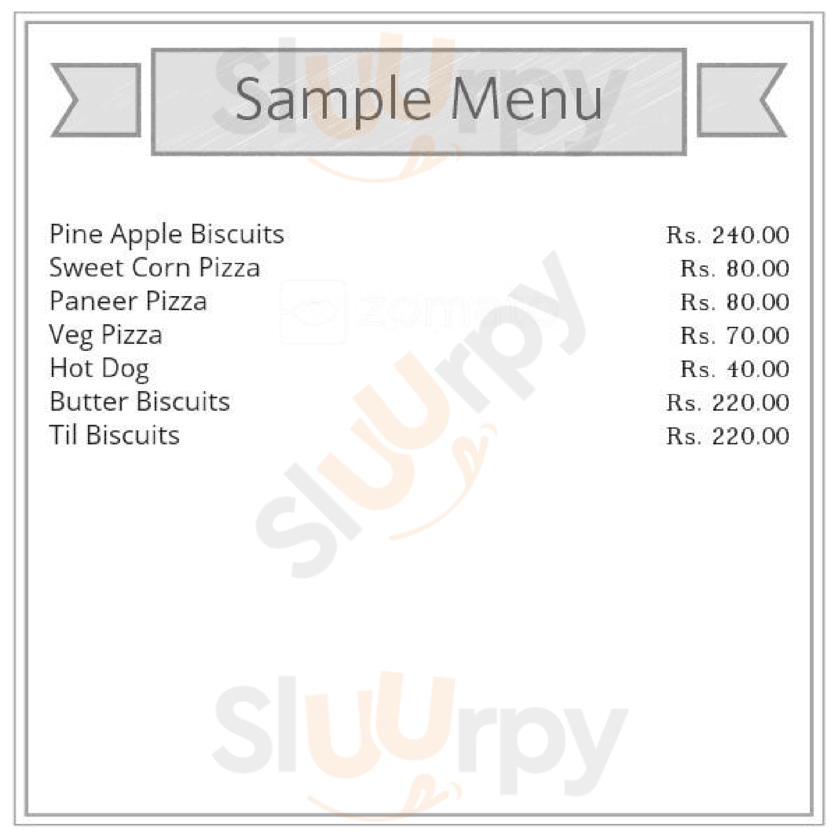 New Gupta Bakery & Confectionery Lucknow Menu - 1