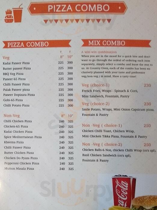 Country Oven Hyderabad Menu - 1