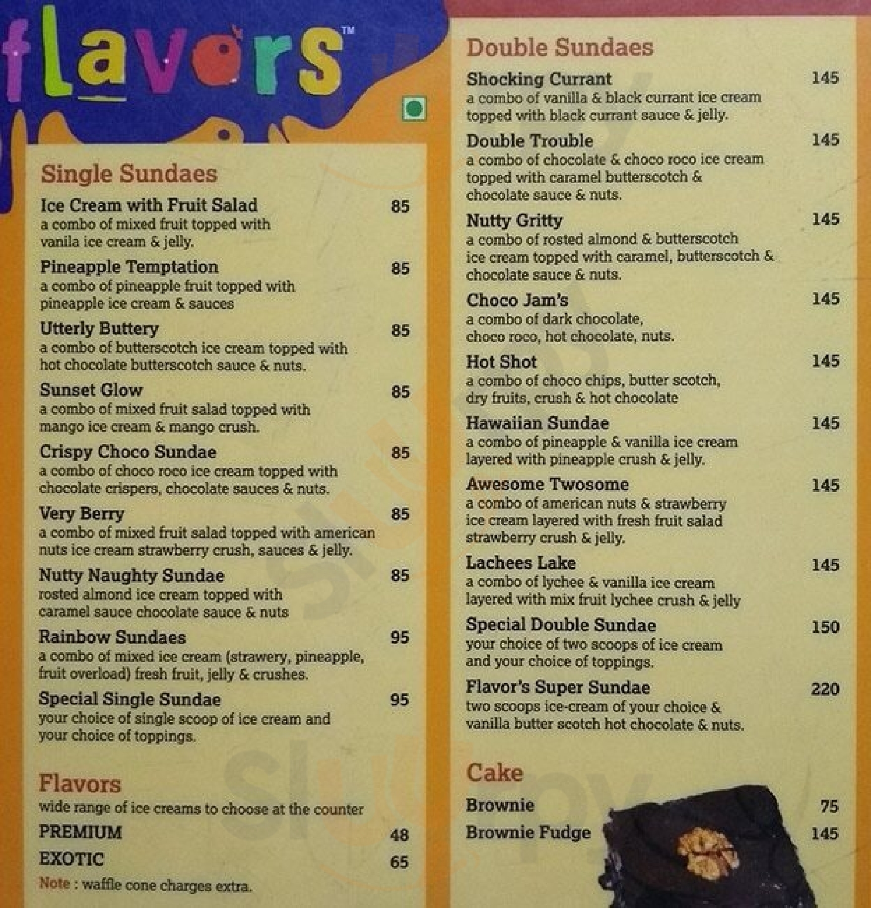 Flavors Jaipur Menu - 1