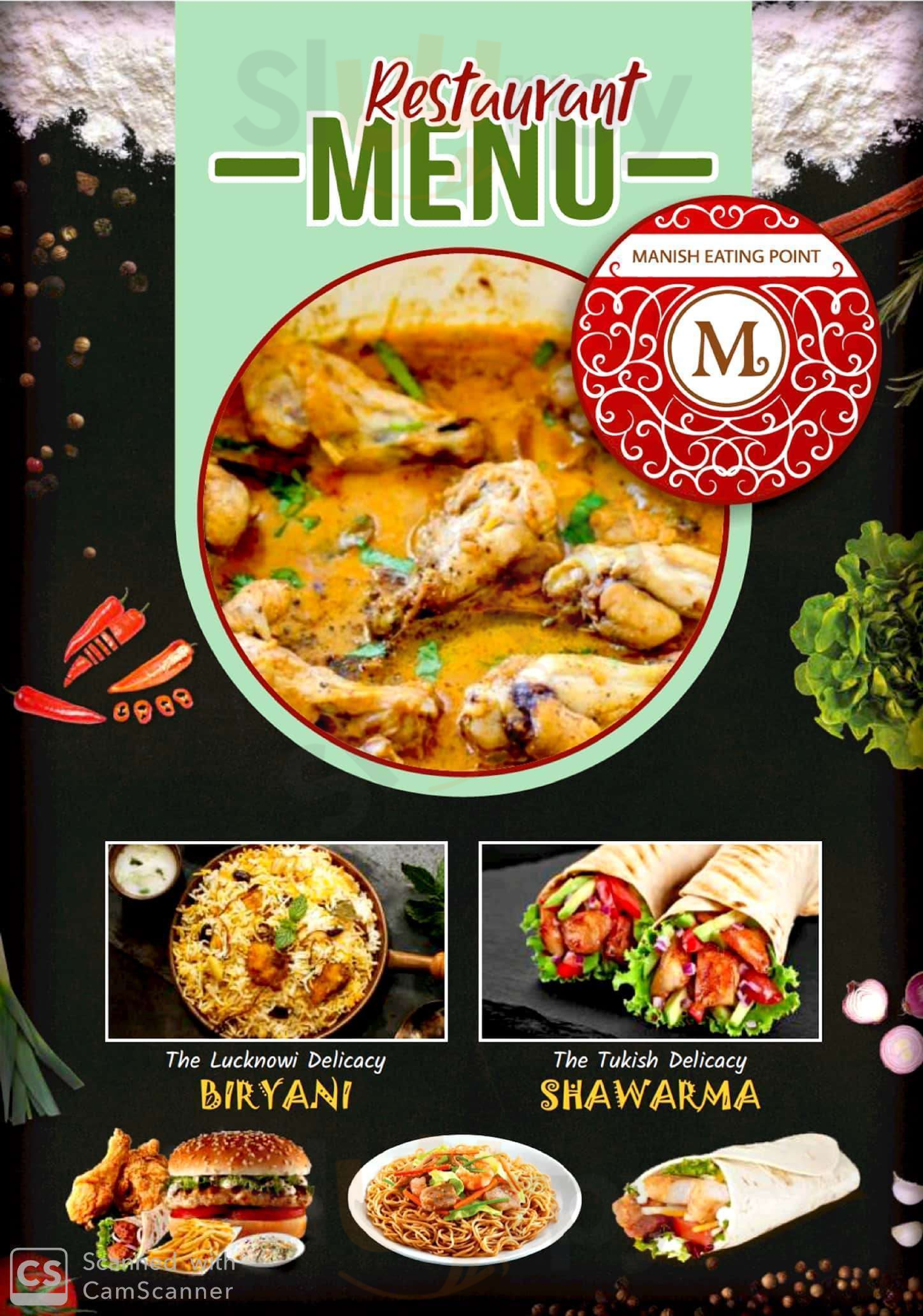 The Manish Eating Point Lucknow Menu - 1
