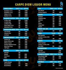 Carpe Diem, Hyderabad - Restaurant Menu, Reviews and Prices