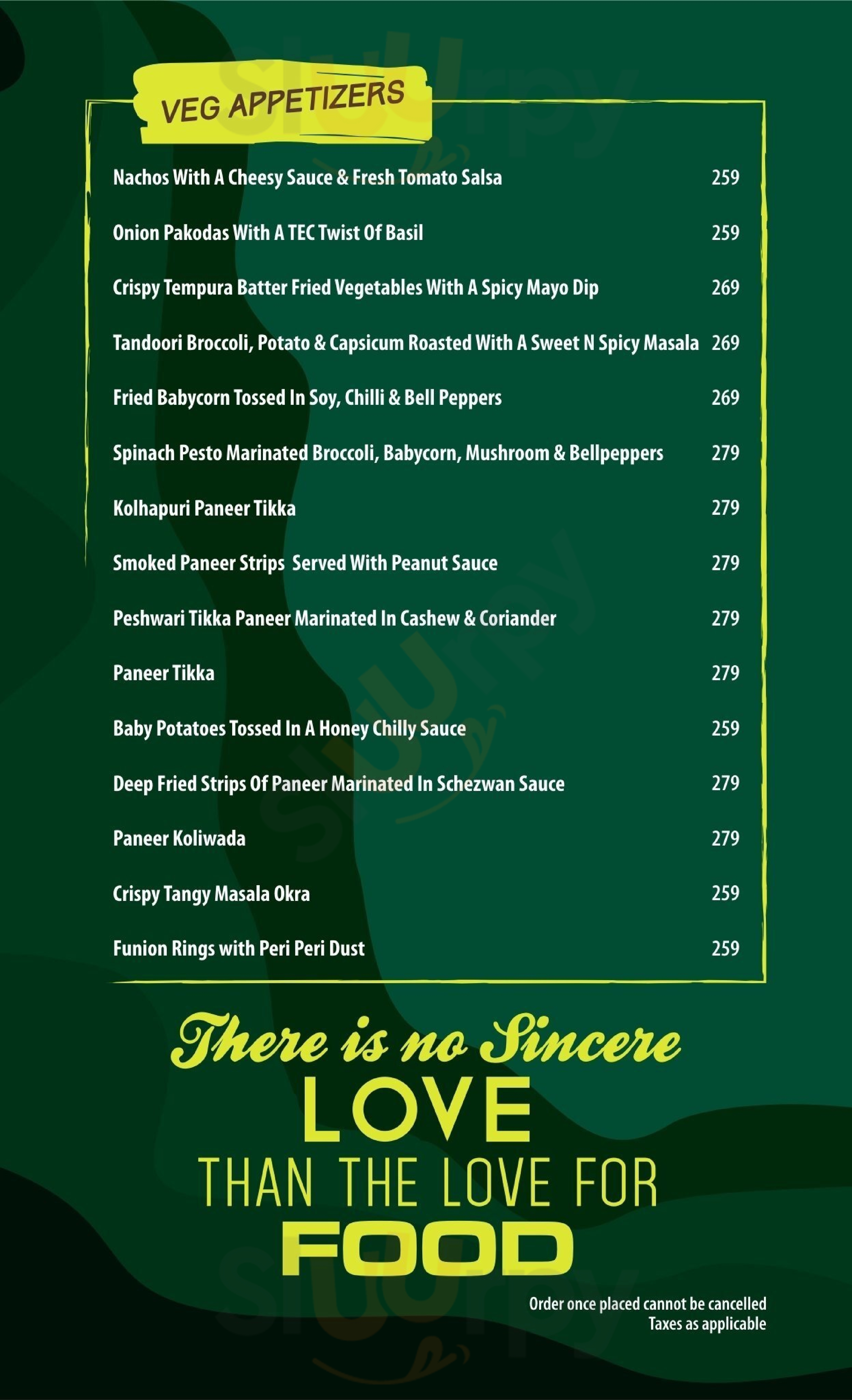 The Earth Cafe Pune Menu - 1