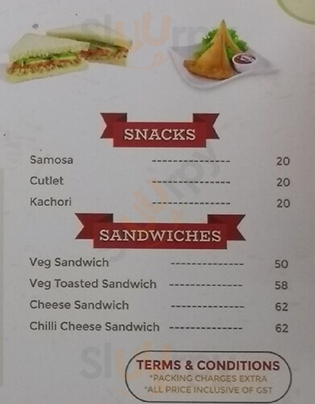 K.c. Das Chennai (Madras) Menu - 1