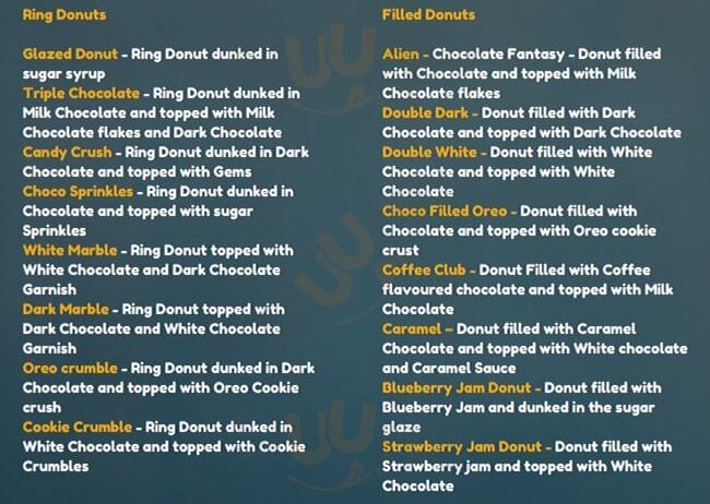 Donut House Hyderabad Menu - 1