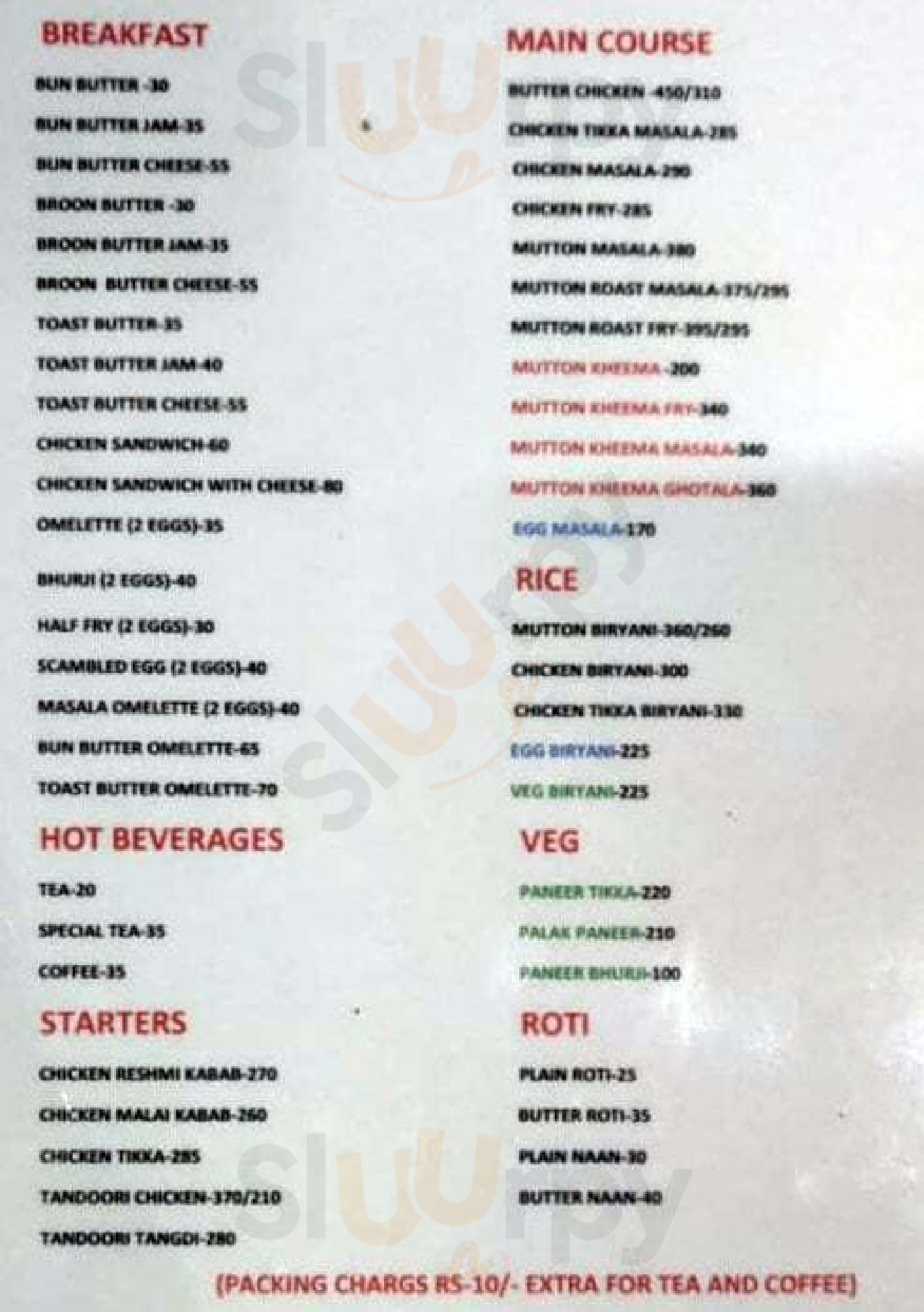 Cafe Diamond Queen Pune Menu - 1