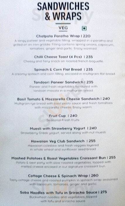 Starbucks Bengaluru Menu - 1